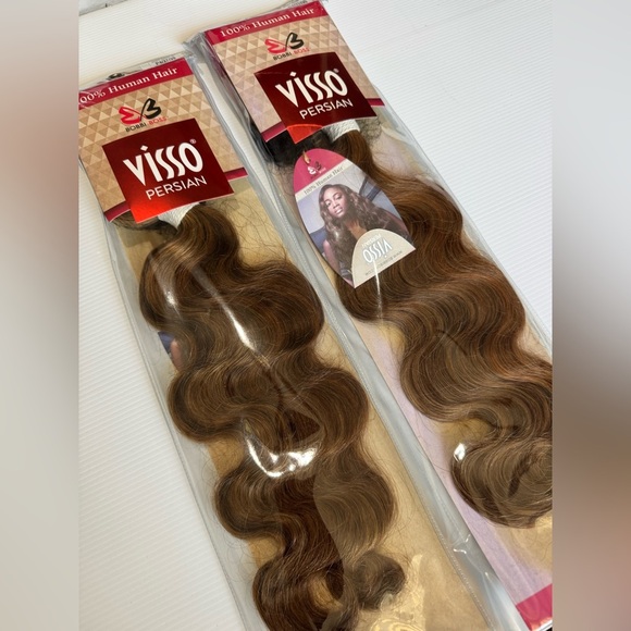 BOBBI BOSS | 100% Human hair 18 in body Wave Hair Extensions 2 Bundles P4/27/30 - Picture 3 of 7